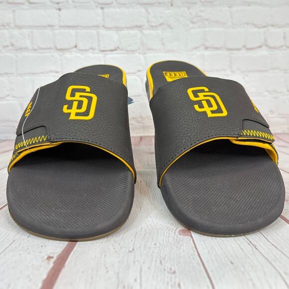 Reef Fanning x MLB San Diego Padres Slides Sandals With Bottle Opener Mens Sz 13 - Picture 6 of 11